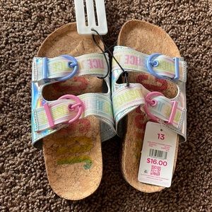 Girls Justice Sandals Size 13
